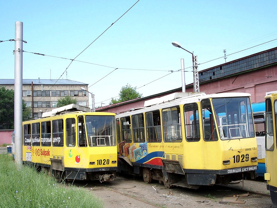 Алматы, Tatra KT4D № 1020; Алматы, Tatra KT4D № 1029