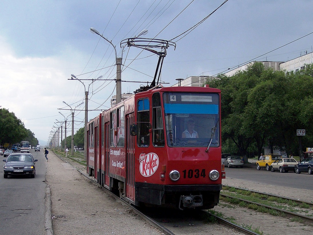 Алматы, Tatra KT4D № 1034