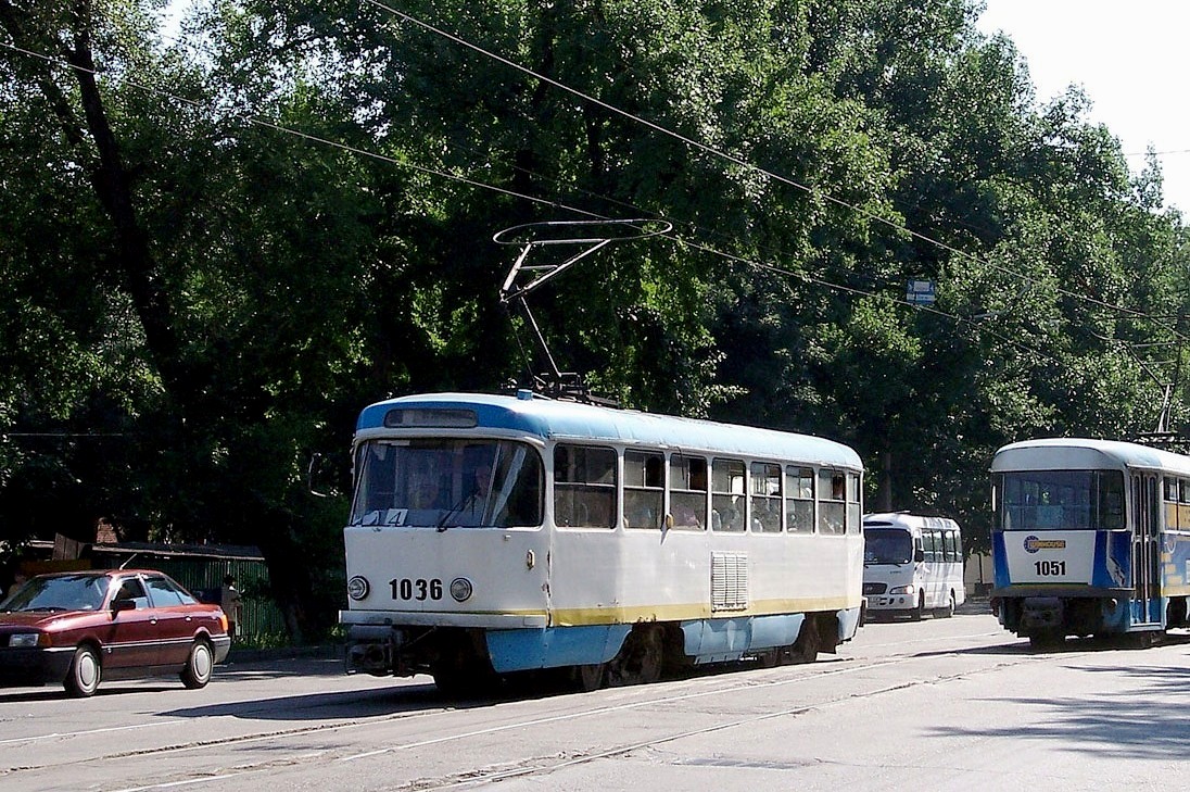 Алматы, Tatra T3D № 1036