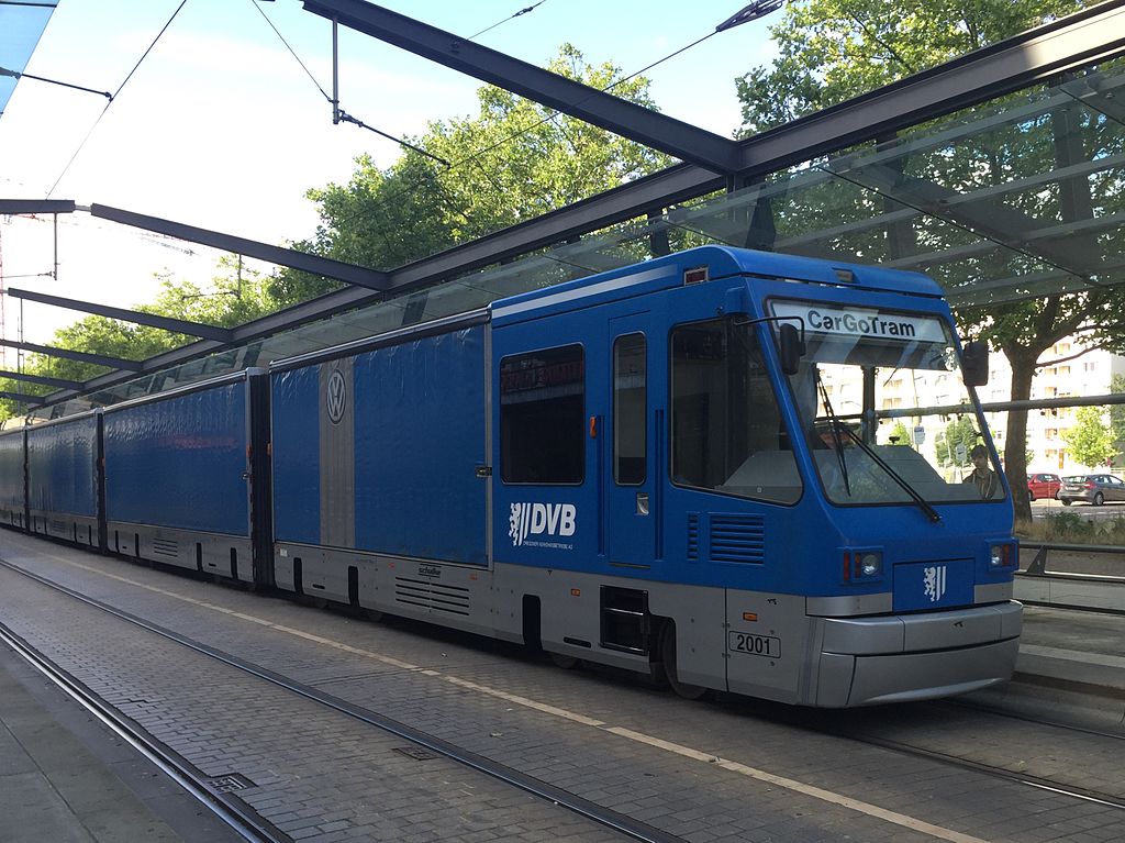 Дрезден, Schalker Eisenhütte CarGoTram № 2001; Дрезден — Грузовой трамвай «CarGoTram» (2001 — 2020)