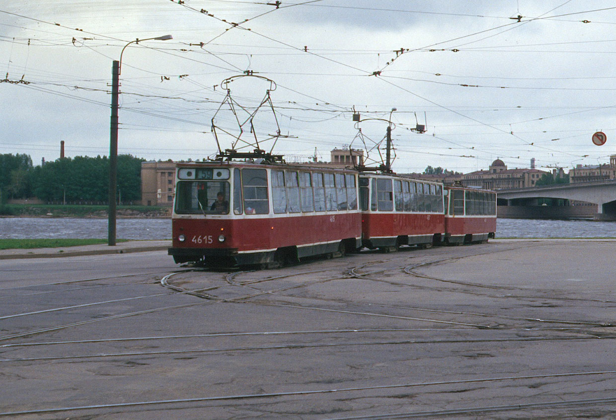 Sankt Petersburg, LM-68M Nr 4615; Sankt Petersburg — Historic tramway photos
