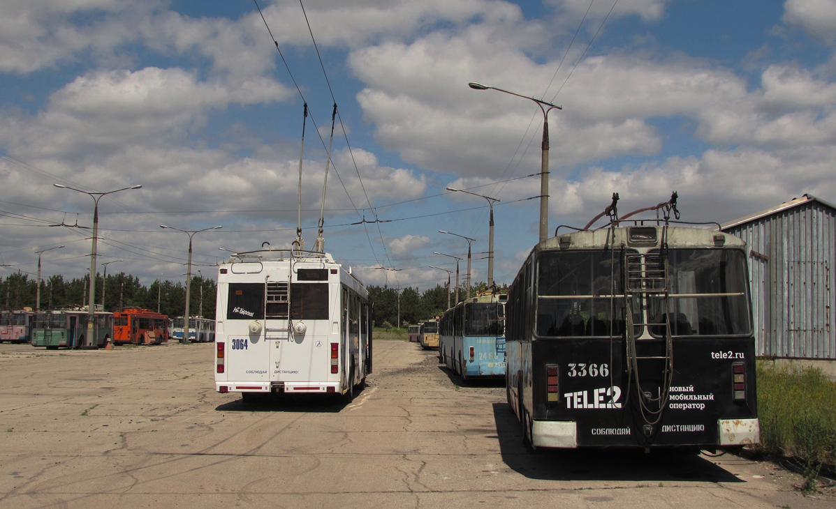 Тольятти, Тролза-5275.03 «Оптима» № 3064; Тольятти, ЗиУ-682Г-012 [Г0А] № 3366