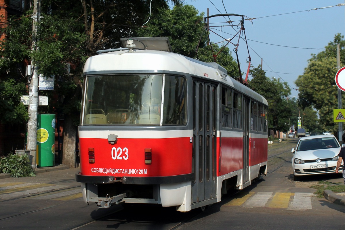 Краснодар, Tatra T3SU КВР ТРЗ № 023