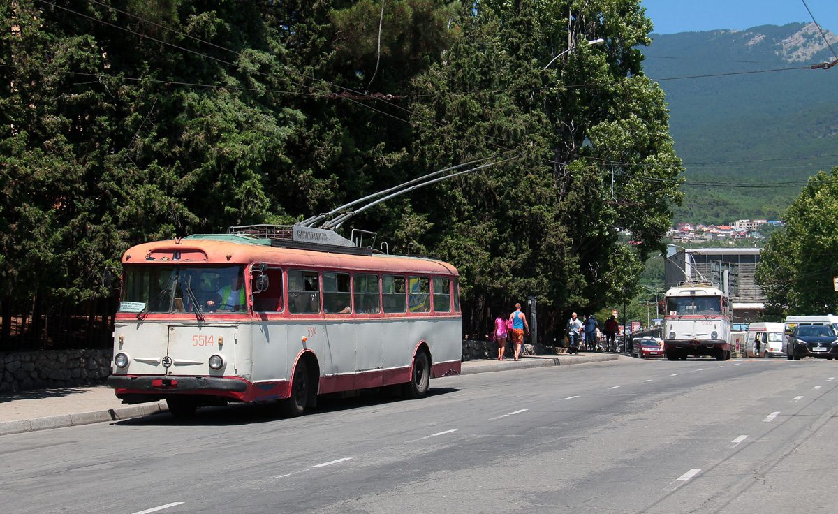 Крымский троллейбус, Škoda 9Tr19 № 5514