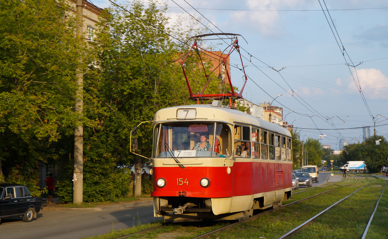 Екатеринбург, Tatra T3SU № 154