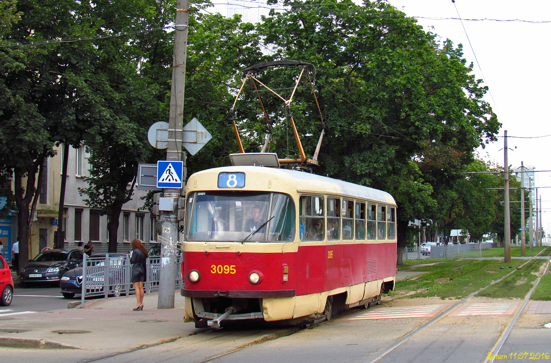 Харьков, Tatra T3SU № 3095