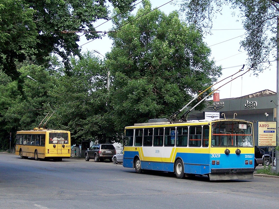Алматы, ТП KAZ 398 № 1027; Алматы, Škoda 14Tr13/6M № 3029