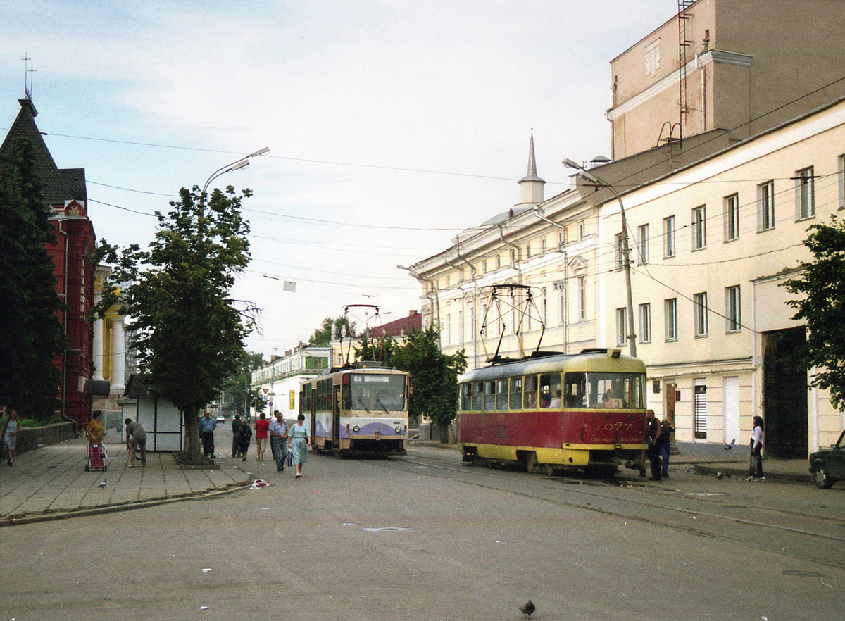Орёл, Tatra T6B5SU № 098; Орёл, Tatra T3SU № 077; Орёл — Исторические фотографии [1992-2005]