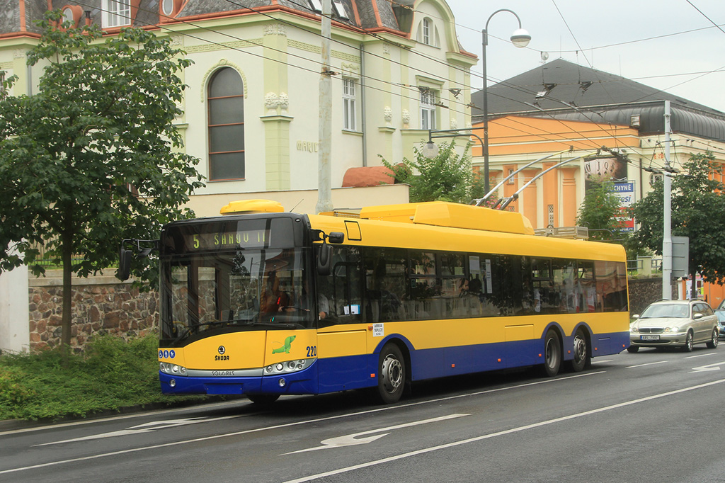 Teplice, Škoda 28Tr Solaris III # 220 Teplice, Škoda 28Tr Solaris III # 220