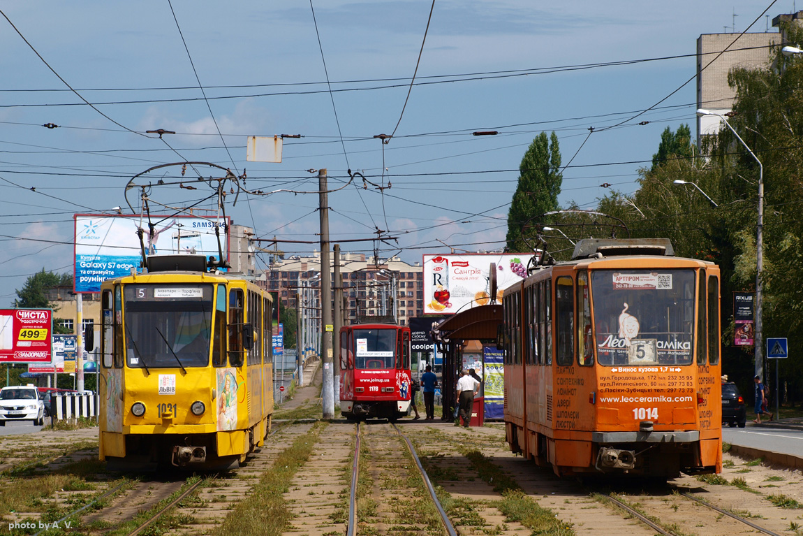 Львов, Tatra KT4SU № 1031; Львов, Tatra KT4SU № 1014