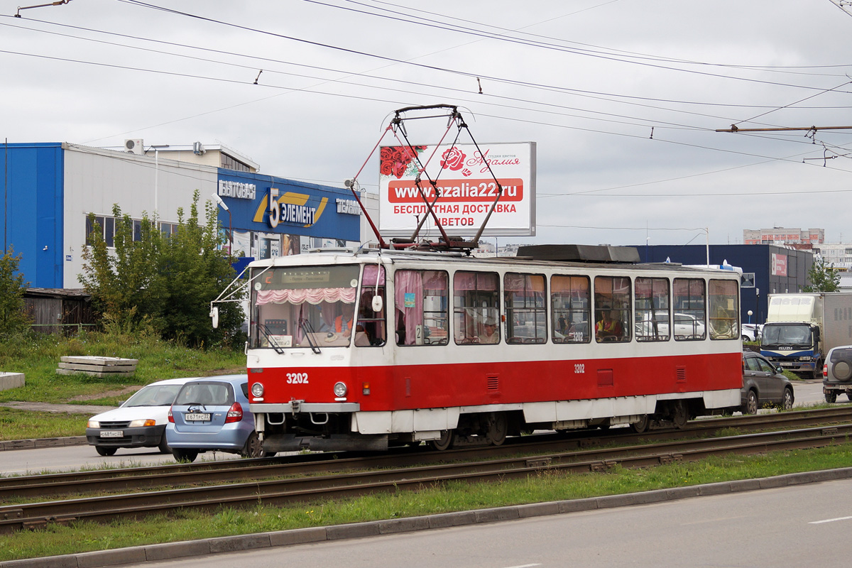 Barnaul, Tatra T6B5SU # 3202