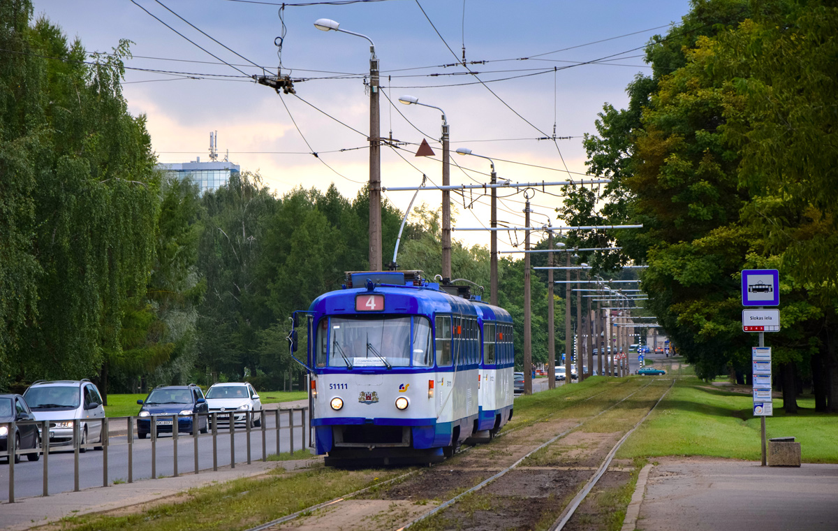 Рига, Tatra T3A № 51111