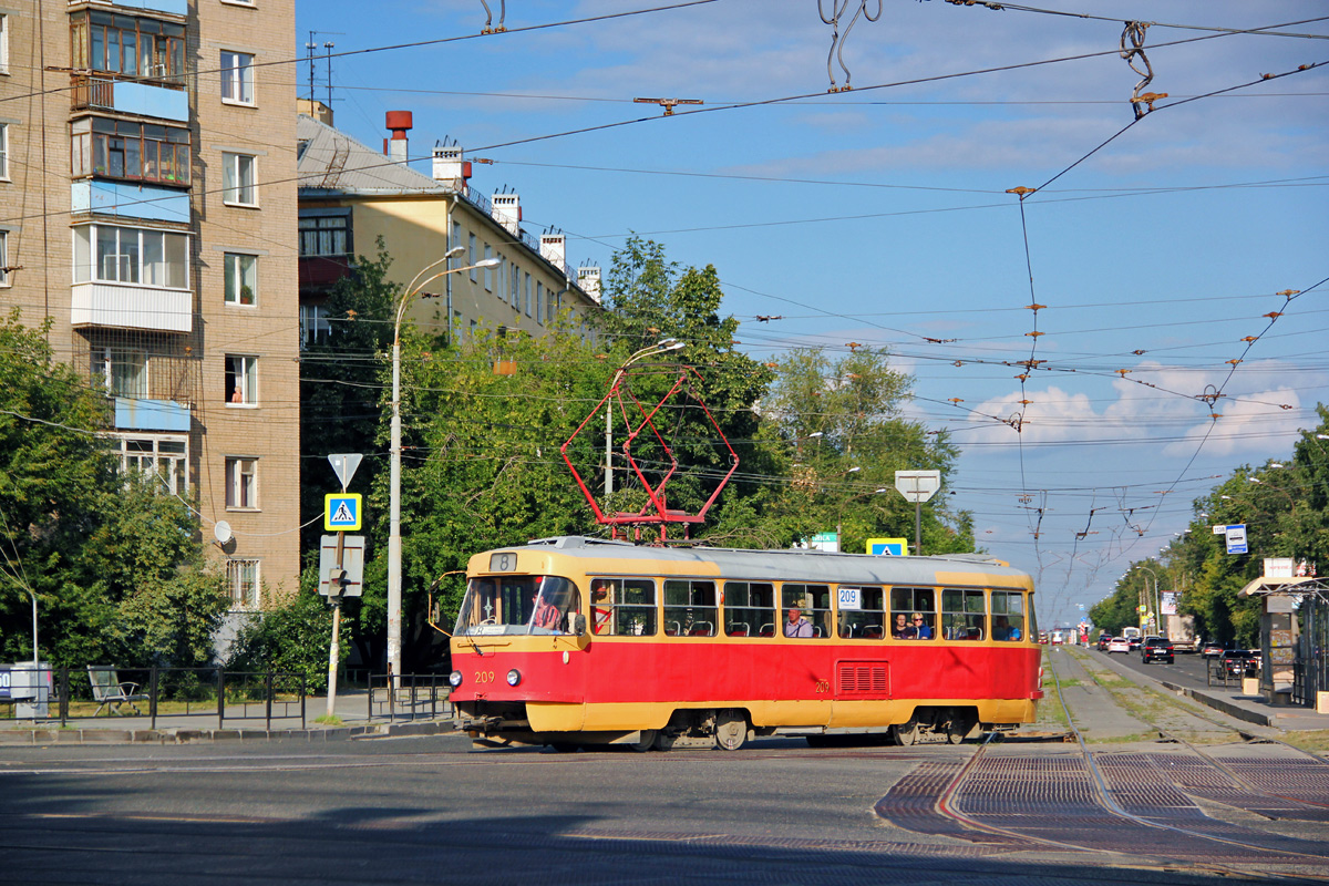 Екатеринбург, Tatra T3SU № 209