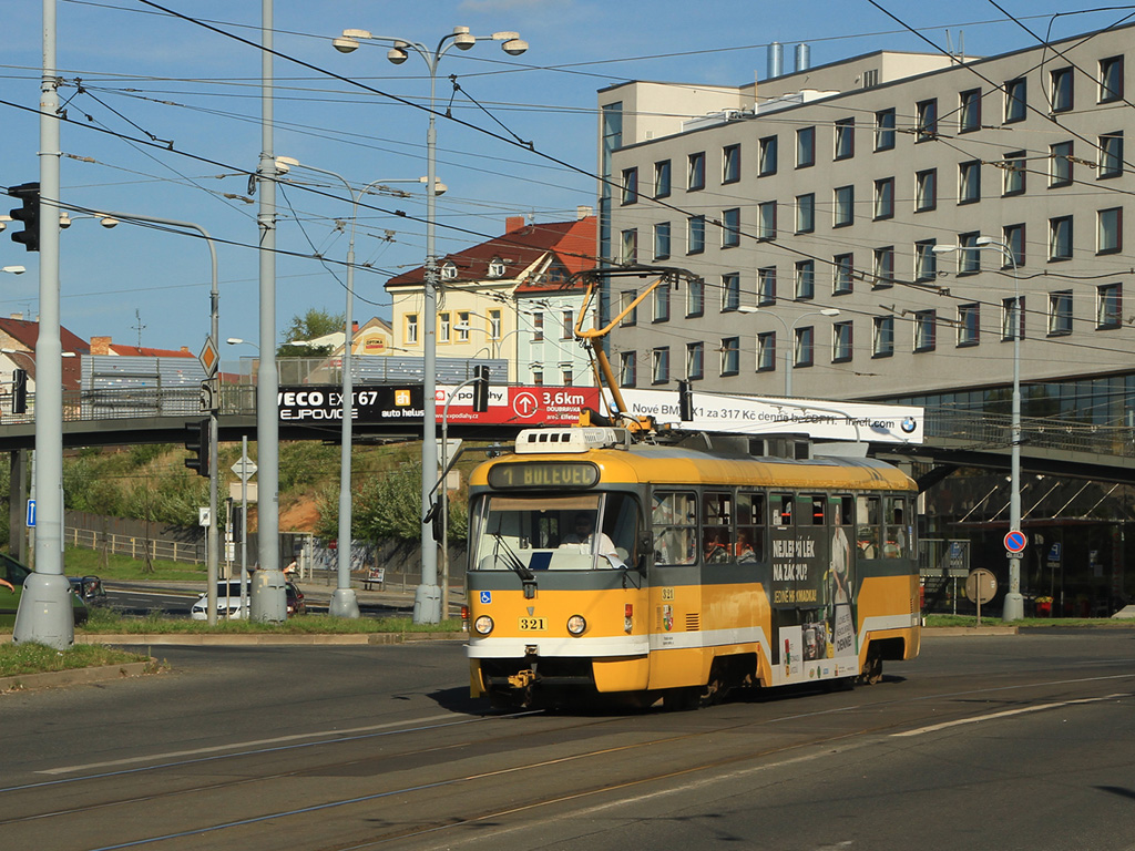 Пльзень, Tatra T3R.PLF № 321
