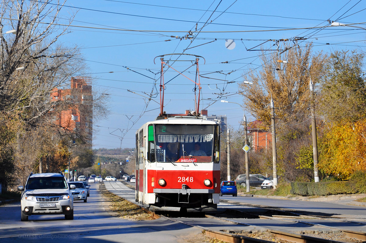 Volgograd, Tatra T6B5SU # 2848 Volgograd, Tatra T6B5SU # 2848