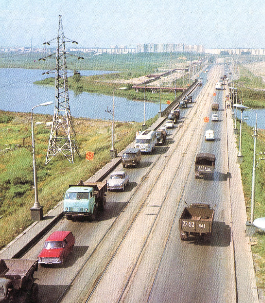 Ulyanovsk — Historical photos; Ulyanovsk — Tram lines: Zasviyazhskiy district