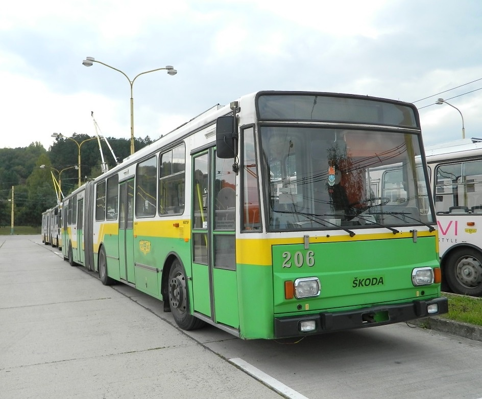 Жилина, Škoda 15Tr10/7 № 206; Жилина — День открытых дверей в депо (21.09.2013)