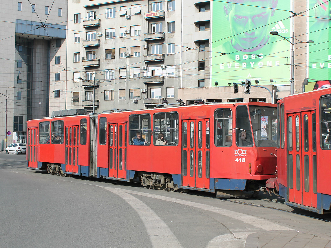 Belgrad, Tatra KT4M-YUB # 418