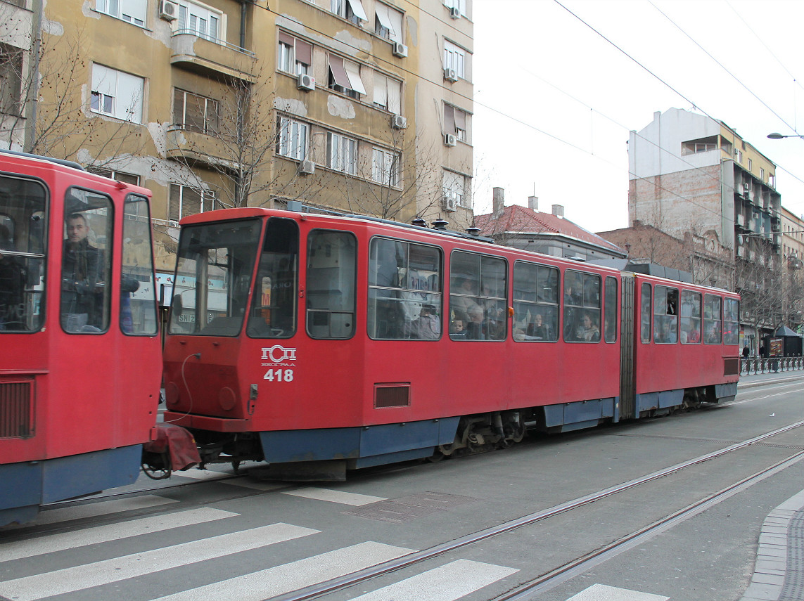 Belgrad, Tatra KT4M-YUB Nr 418