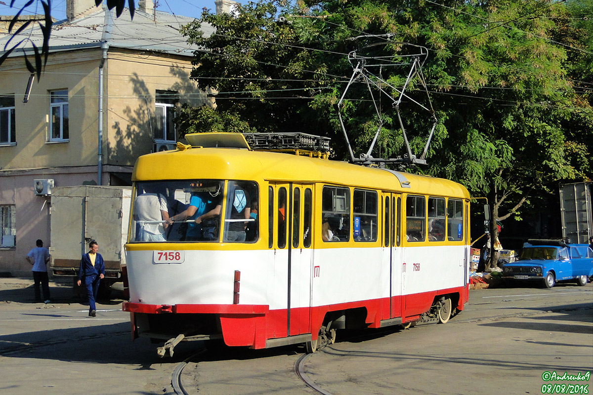 Одесса, Tatra T3A № 7158