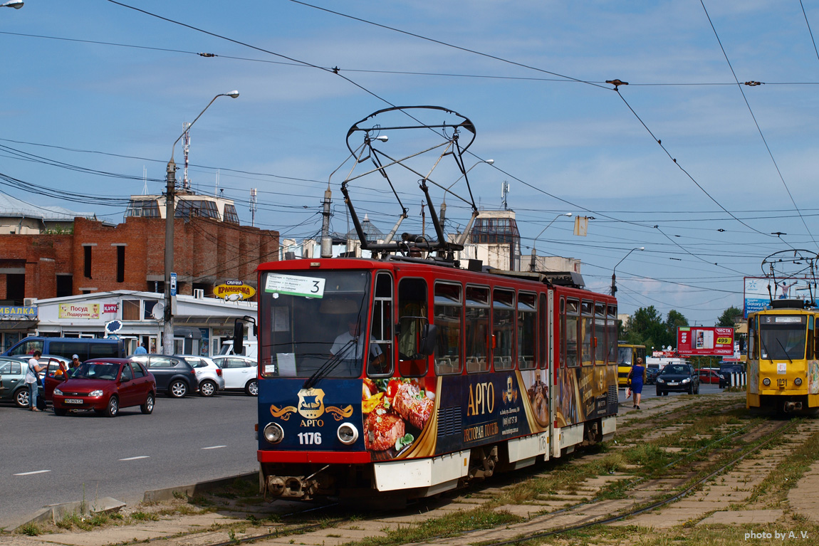 Львов, Tatra KT4D № 1176