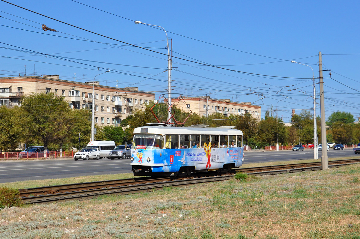 Волгоград, Tatra T3SU № 2702