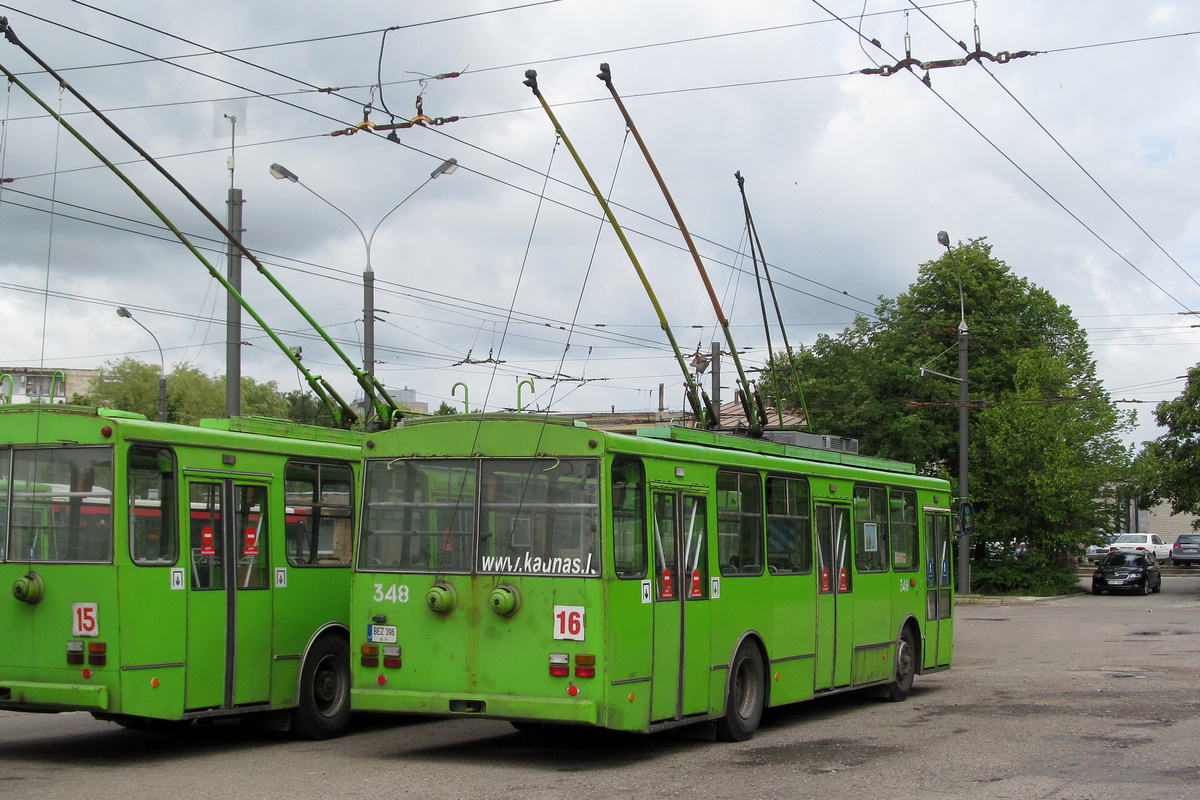 Каунас, Škoda 14Tr13/6 № 348