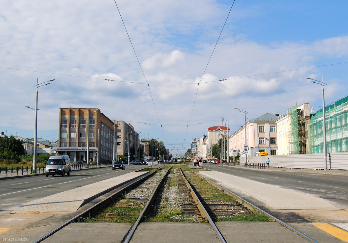 Ижевск — Линии электротранспорта