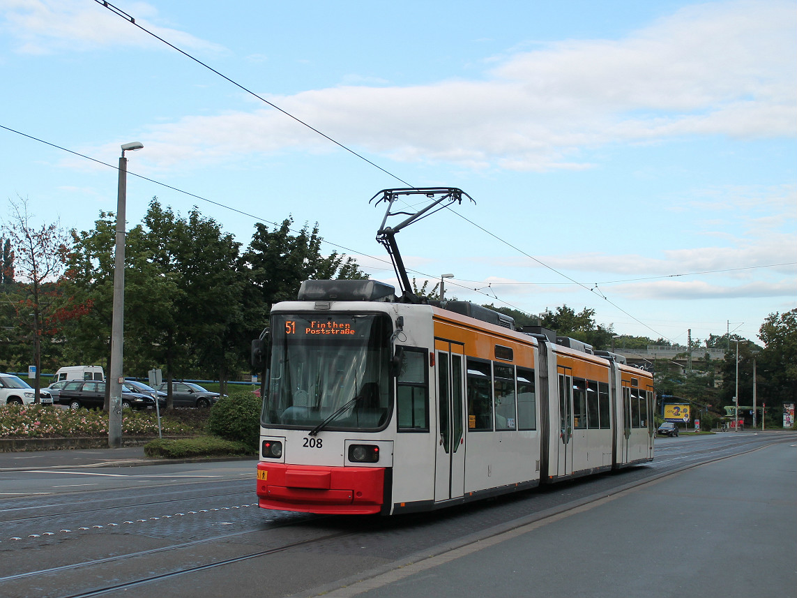 Mainz, Adtranz GT6M-ZR — 208