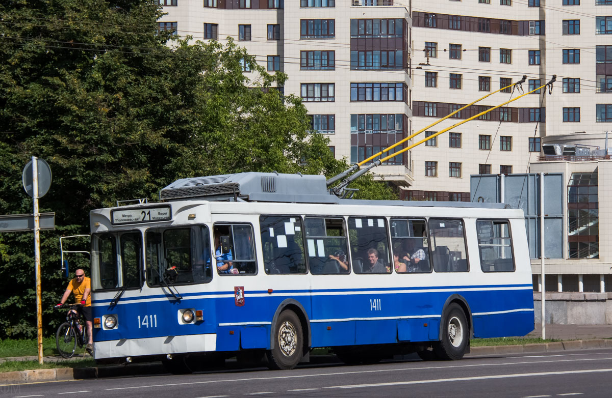 Москва, ЗиУ-682ГМ1 (с широкой передней дверью) № 1411