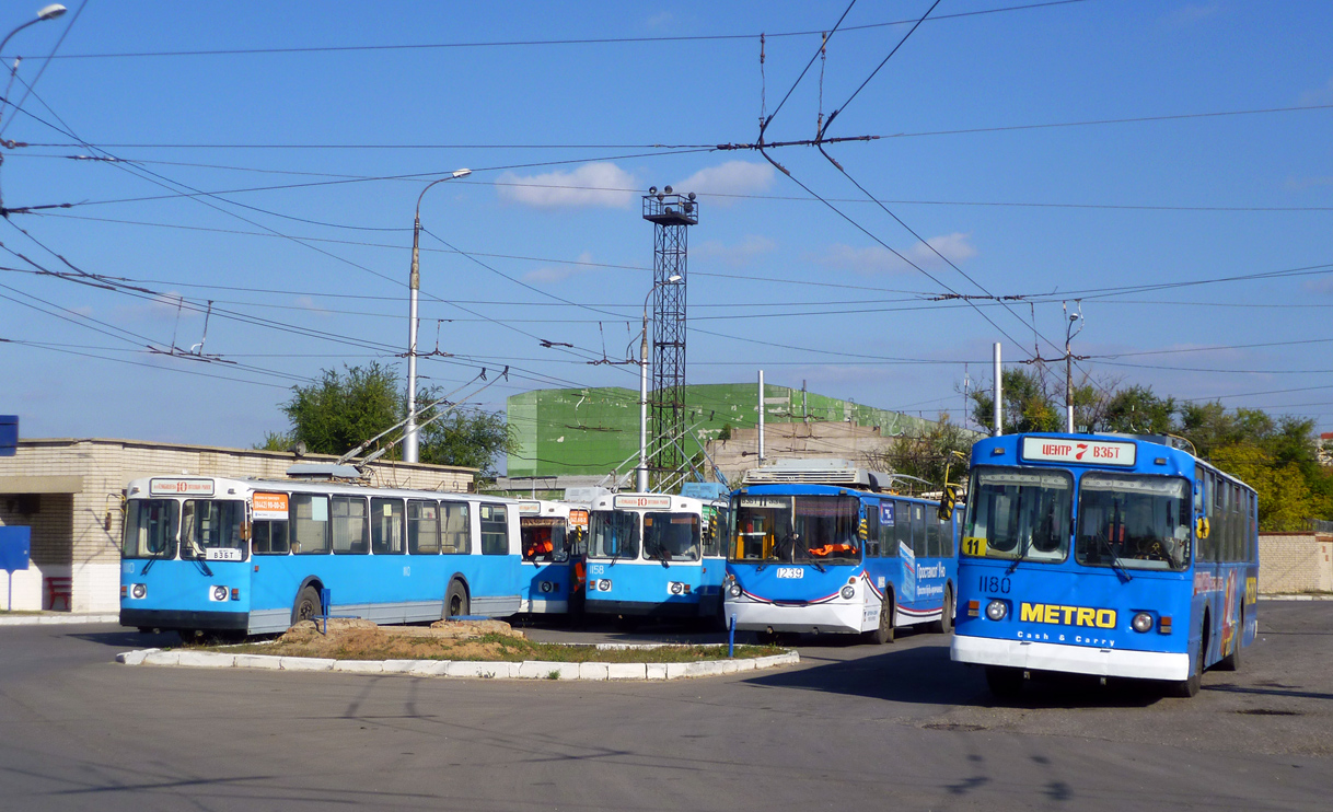 Волгоград, ЗиУ-682 (ВЗСМ) № 1110; Волгоград, ЗиУ-682В-012 [В0А] № 1158; Волгоград, ВЗТМ-5284 № 1239; Волгоград, ЗиУ-682В-013 [В0В] № 1180