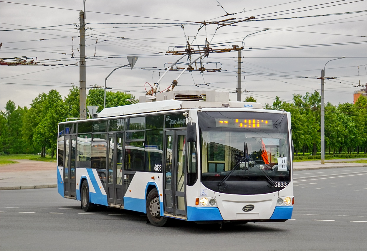 Санкт-Петербург, ВМЗ-5298.01 «Авангард» № 6833 Санкт-Петербург, ВМЗ-5298.01 «Авангард» № 6833