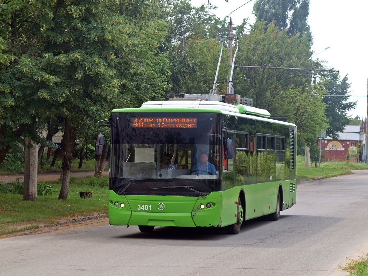 Charkov, LAZ E183A1 č. 3401