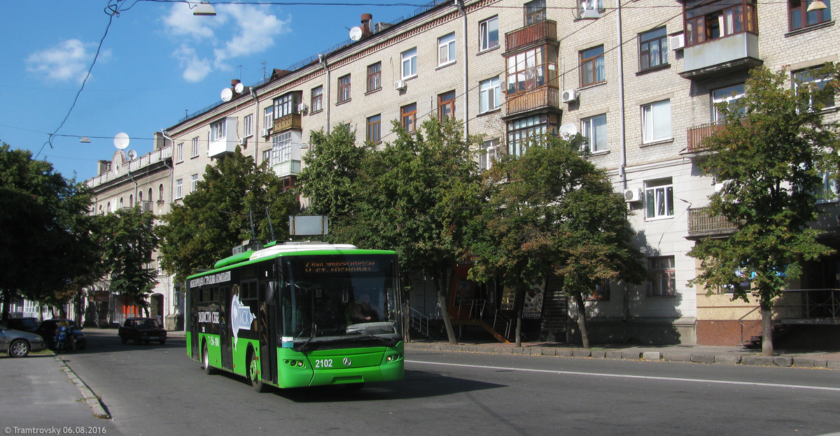 ხარკივი, LAZ E183A1 № 2102