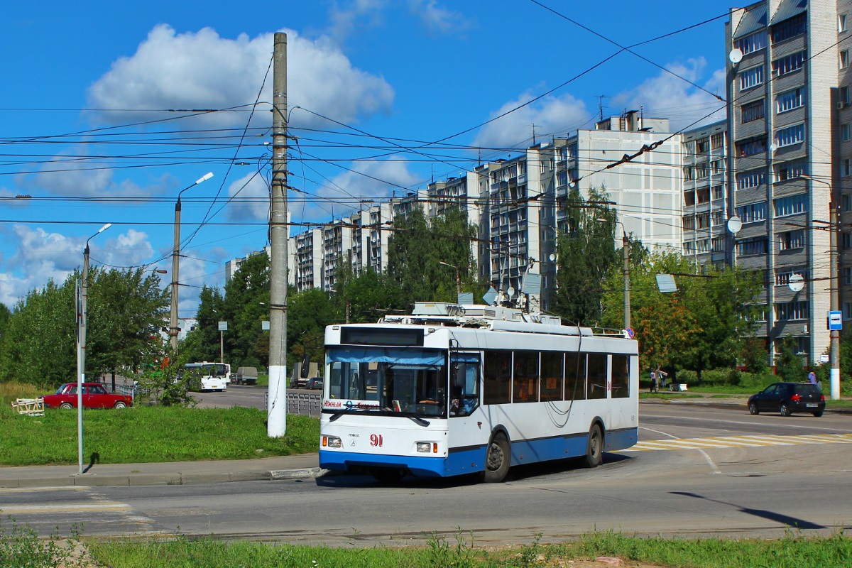 Тверь, Тролза-5275.03 «Оптима» № 91; Тверь — Троллейбусные линии: Московский район (микрорайон "Южный")