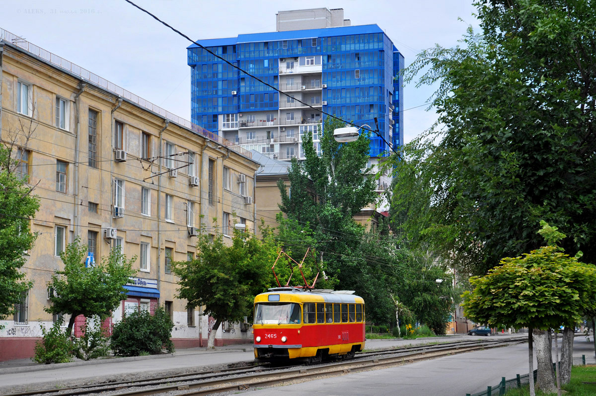 Волгоград, Tatra T3SU (двухдверная) № 2465