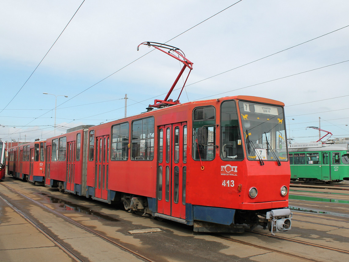 Белград, Tatra KT4M-YUB № 413