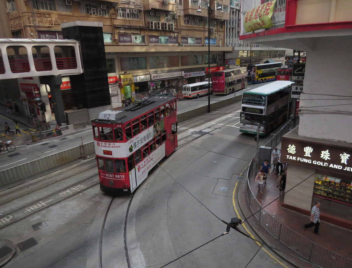 Гонконг, Hong Kong Tramways VI № 112; Гонконг — Городской трамвай — Линии и инфраструктура