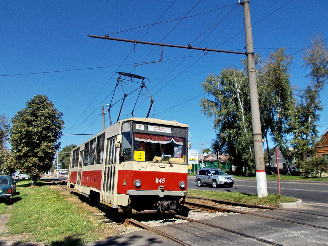 Курск, Tatra T6B5SU № 045