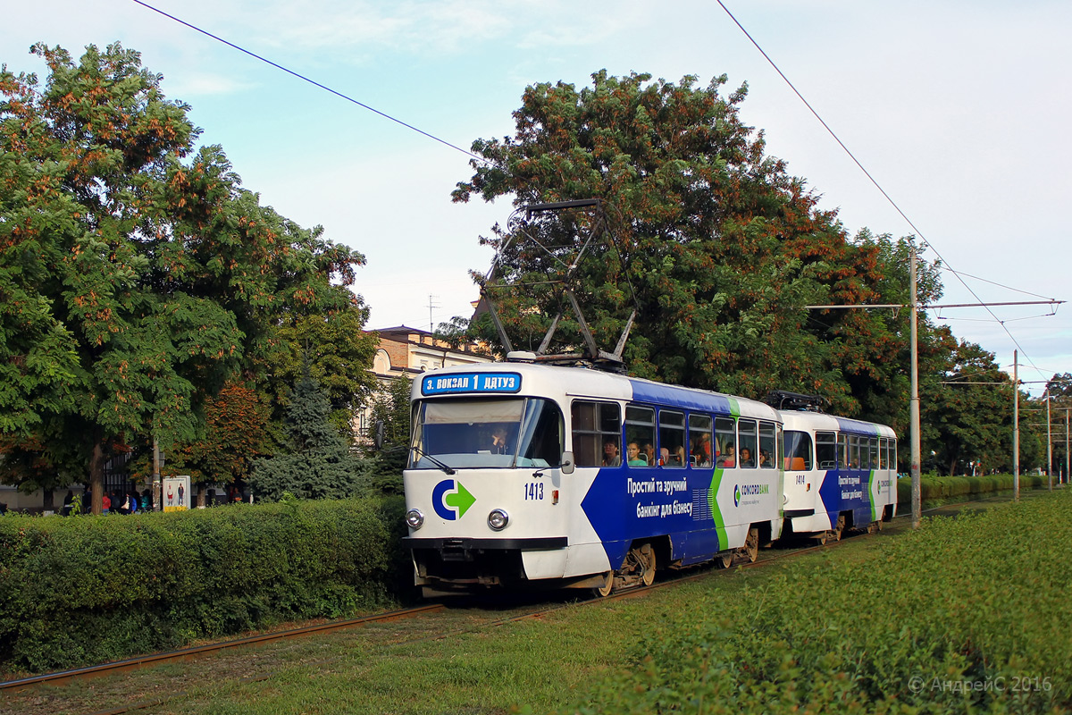 Днепр, Tatra T3DC1 № 1413