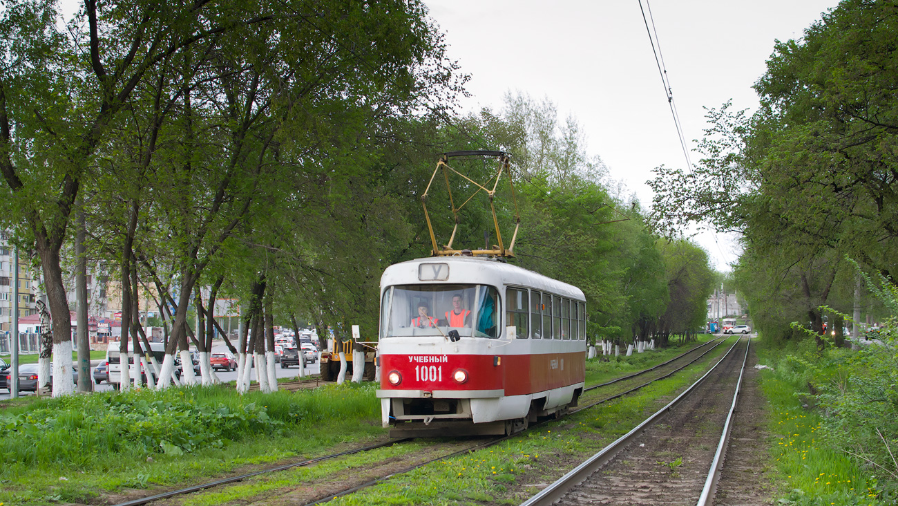 Самара, Tatra T3SU (двухдверная) № 1001