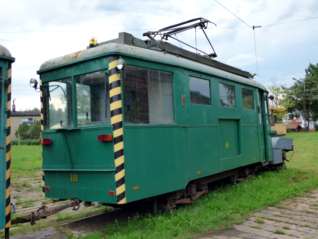 Лодзь, Konstal 2N № 101; Лодзь — депо Брус