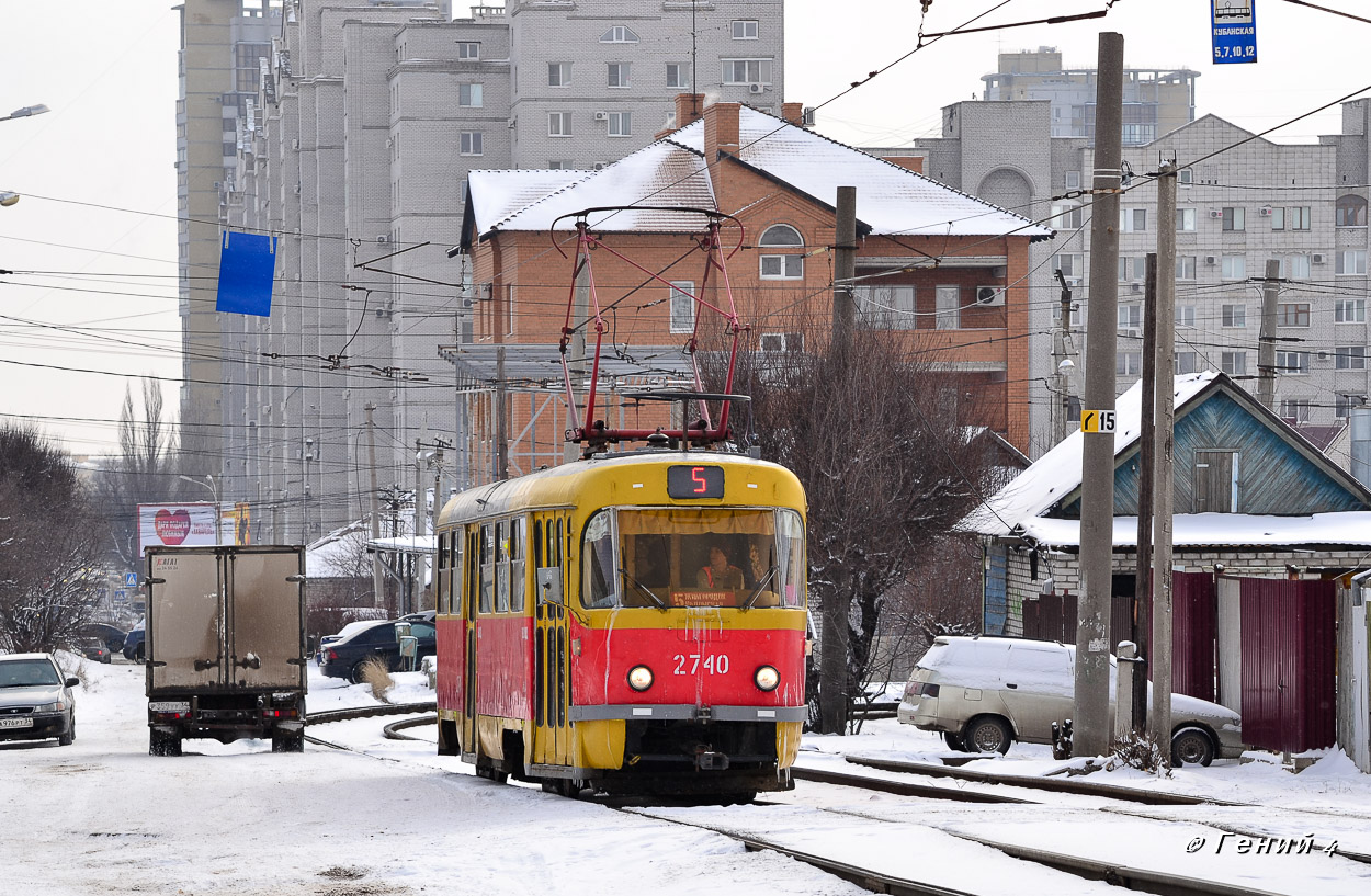Волгоград, Tatra T3SU № 2740