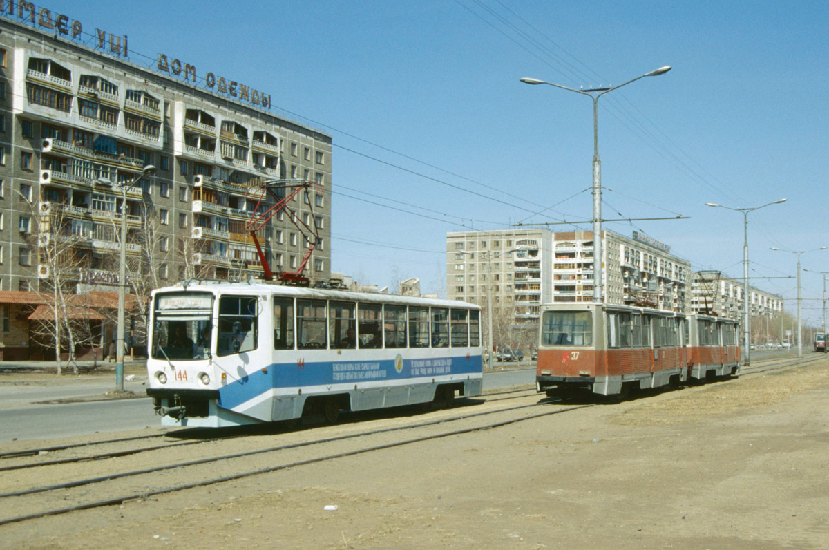 Павлодар, 71-608КМ № 144; Павлодар, 71-605 (КТМ-5М3) № 37