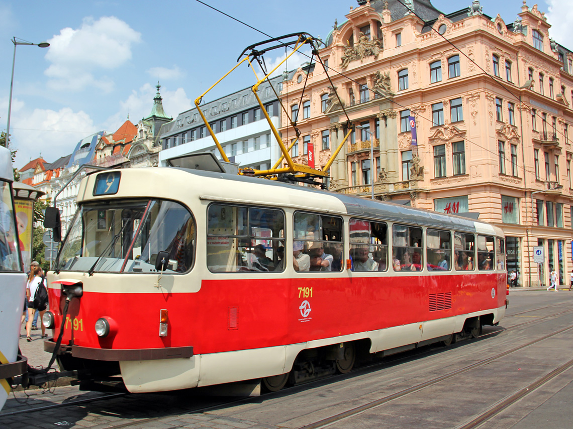 Прага, Tatra T3SUCS № 7191