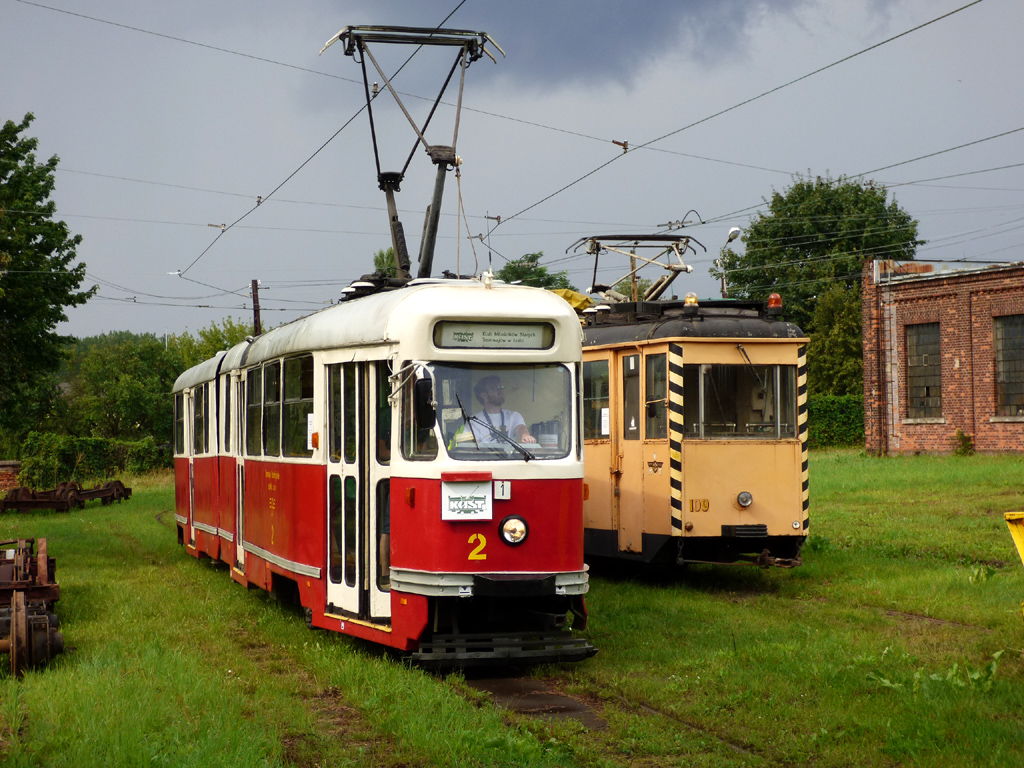 Лодзь, Konstal 803N № 2; Лодзь — депо Брус