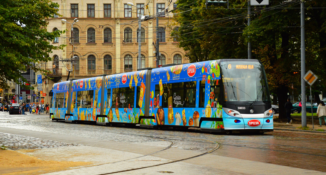 Рига, Škoda 15T1 ForCity Alfa Riga № 58033