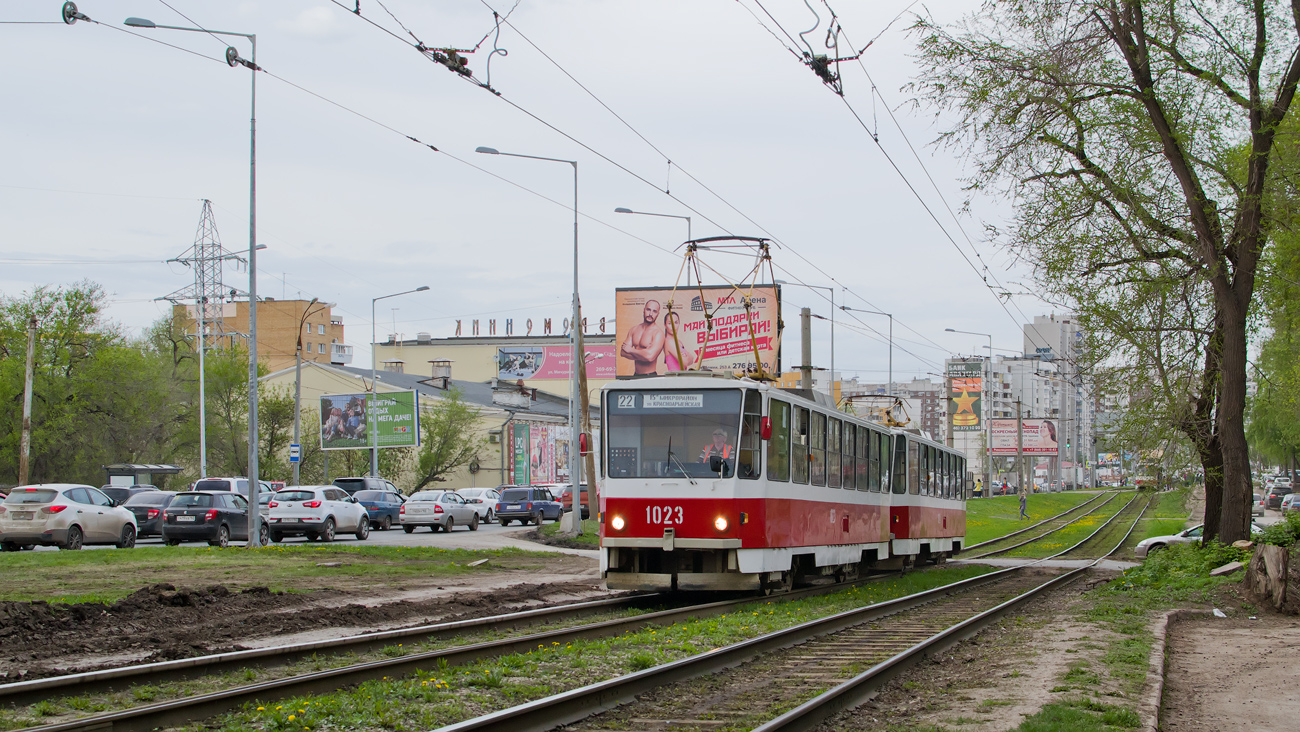 Самара, Tatra T6B5SU № 1023