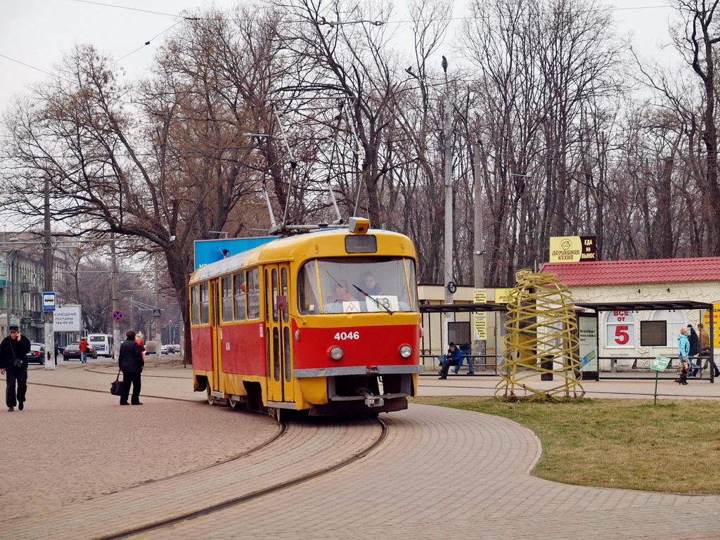 Одесса, Tatra T3SU № 4046