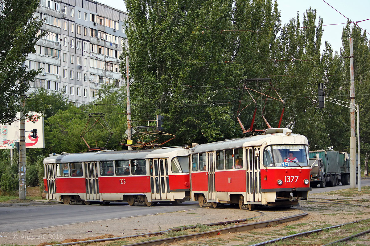 Днепр, Tatra T3SU № 1377